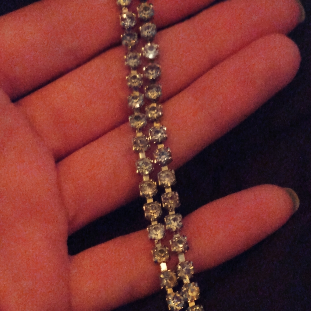 Lovely Antique Crystal Bracelet